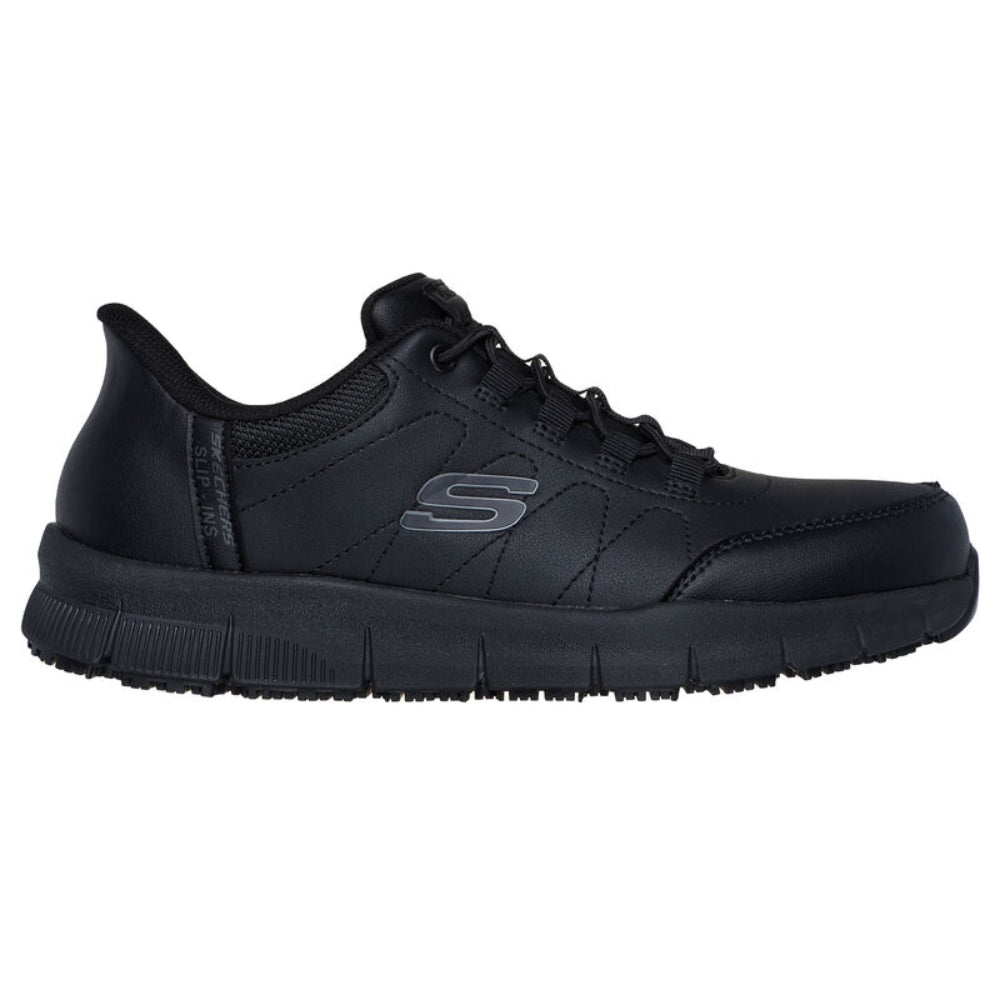 Skechers Men's Slip-ins Work Nampa Knotly Shoes (Size 10) - Black