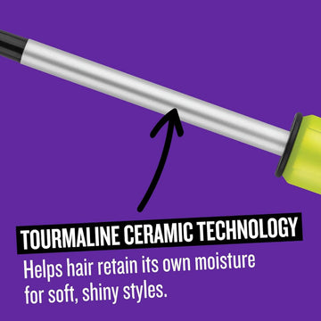 Bed Head BH391N1 Curlipops Skinny Pop Styling Iron with Protective Glove - Neon Yellow