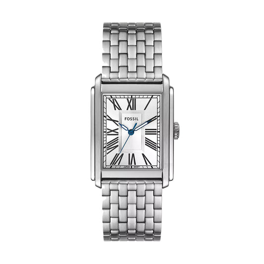 Fossil Carraway Men's 30mm Bracelet Watch - Silver-Tone