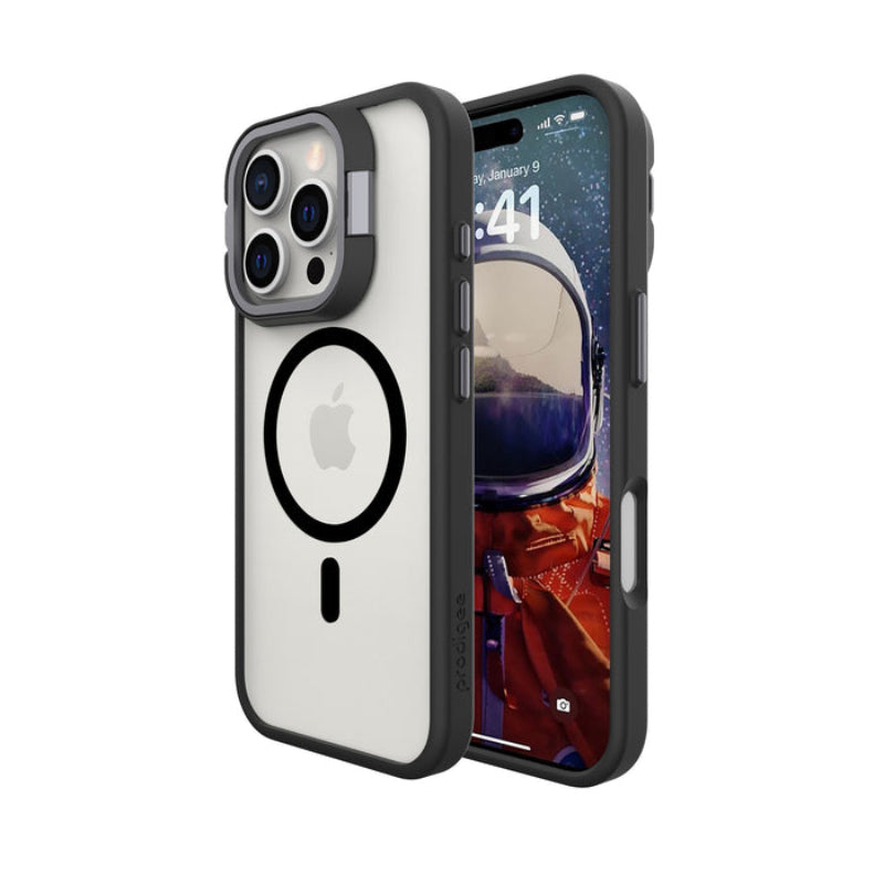 Prodigee Kick It Mag Cases for Apple iPhone 16 Pro Max - Black