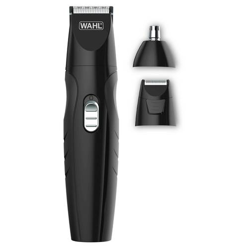 Kit de aseo inalámbrico todo en uno para hombres Wahl 9685-200, recargable (15 piezas), color negro