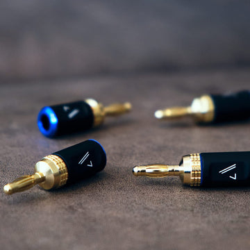 Adaptadores tipo banana Austere serie 5 para cable de altavoz (juego de 2) 