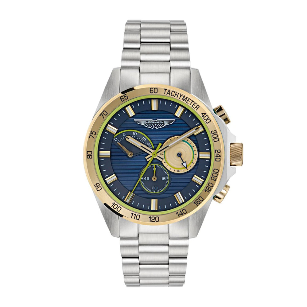 Aston Martin HLC Trill Men's 44mm Bracelet Watch - Silver