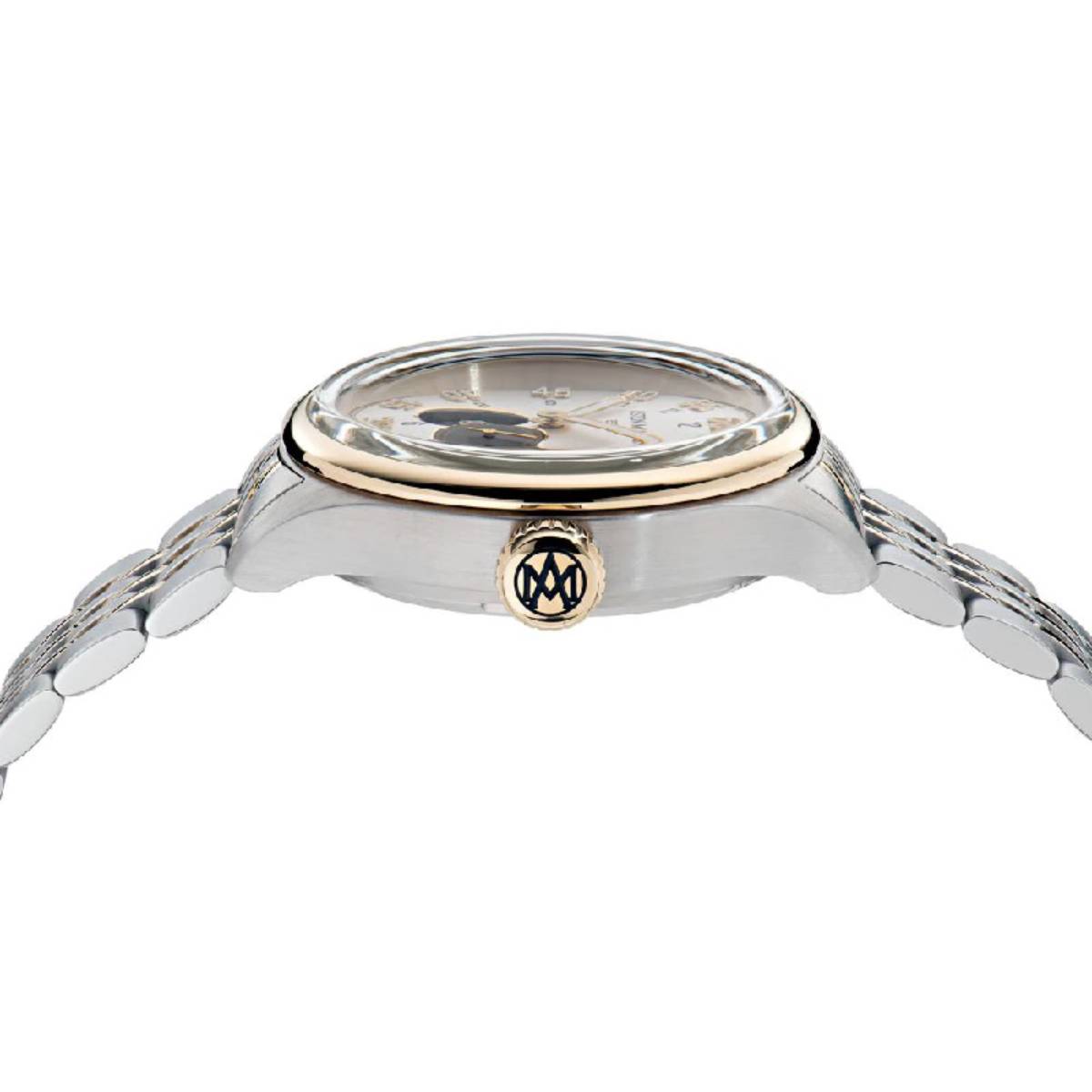 Aston Martin Timeless Men's 41mm Automatic Two-Tone Bracelet Watch - Silver Dial