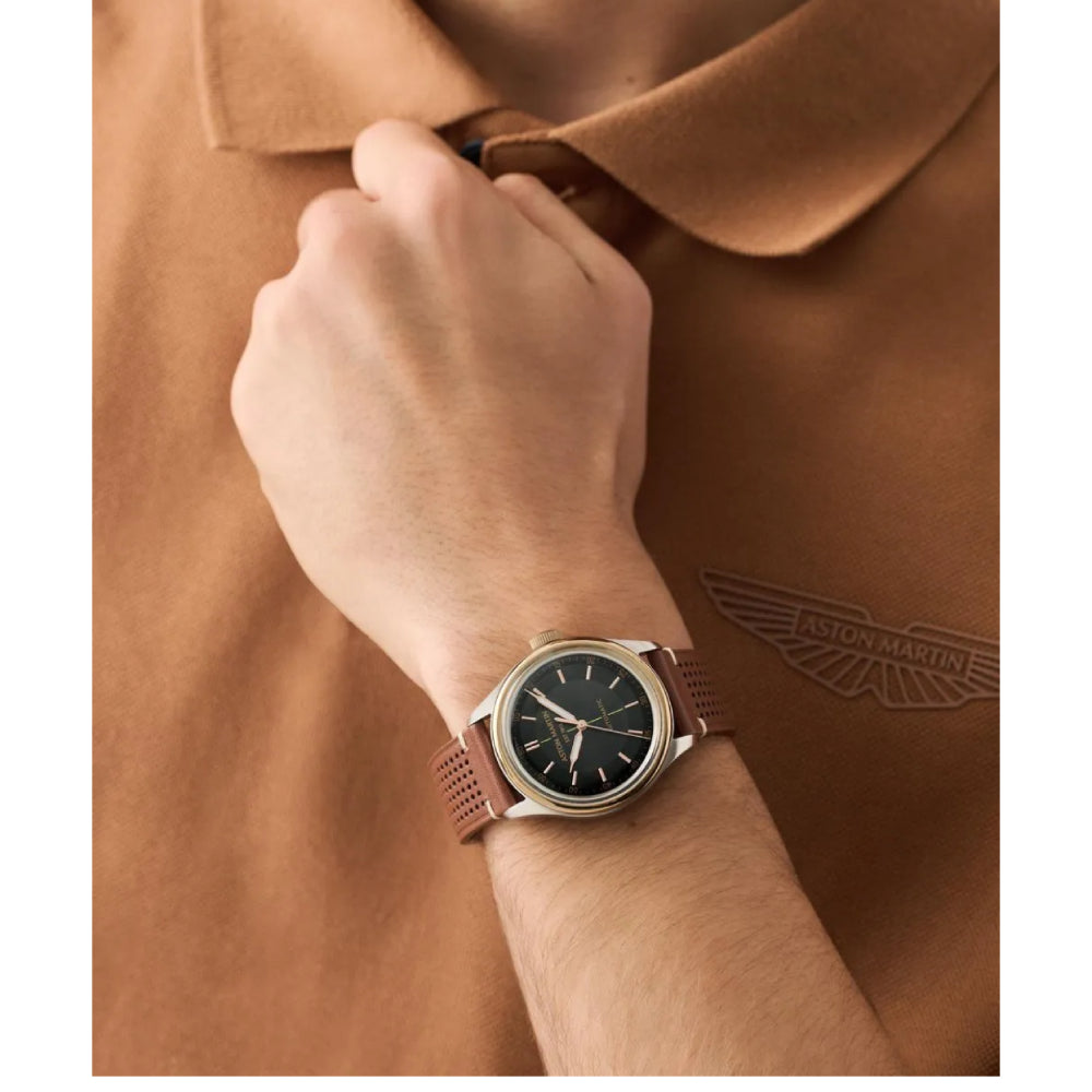 Aston Martin TS1 Timeless Men's 39mm Strap Watch - Brown