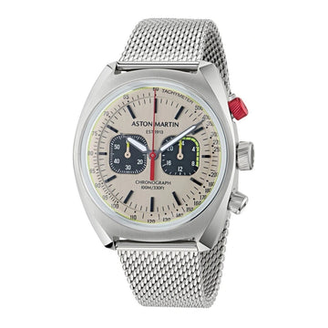 Aston Martin TS2 Men's 43mm Chronograph Bracelet Watch - Silver