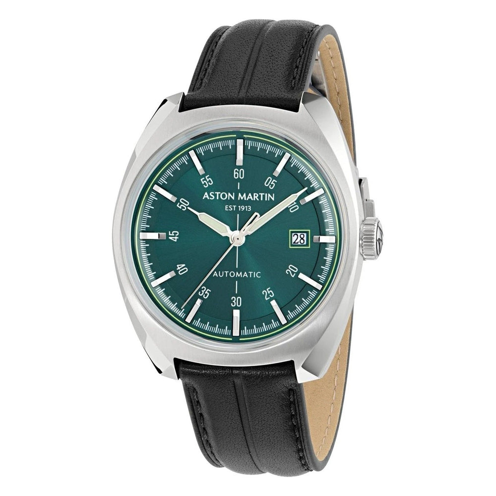 Aston Martin TS2 Men's 41mm Automatic Strap Watch - Green Dial