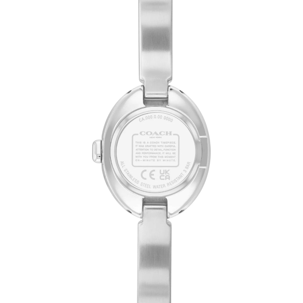 Coach Sammy Women's 22.5mm Silver Bracelet Watch - White Dial