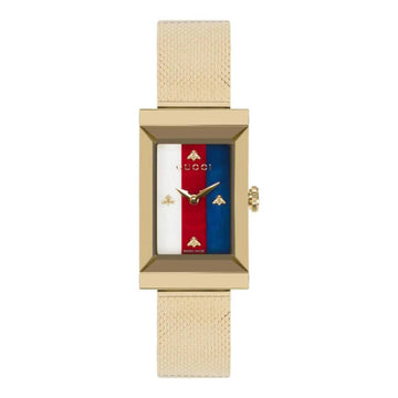 Gucci G-Frame Women's 21mm Gold Bracelet Watch