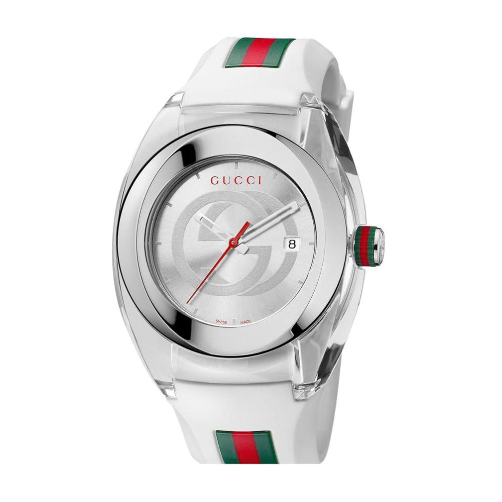 Gucci Sync XXL Men's 46mm Strap Watch - White