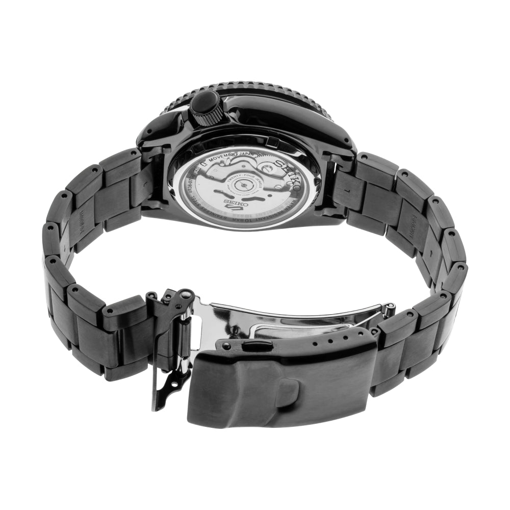 Seiko 5 Sports Men's 42.5mm Automatic Bracelet Watch - Black