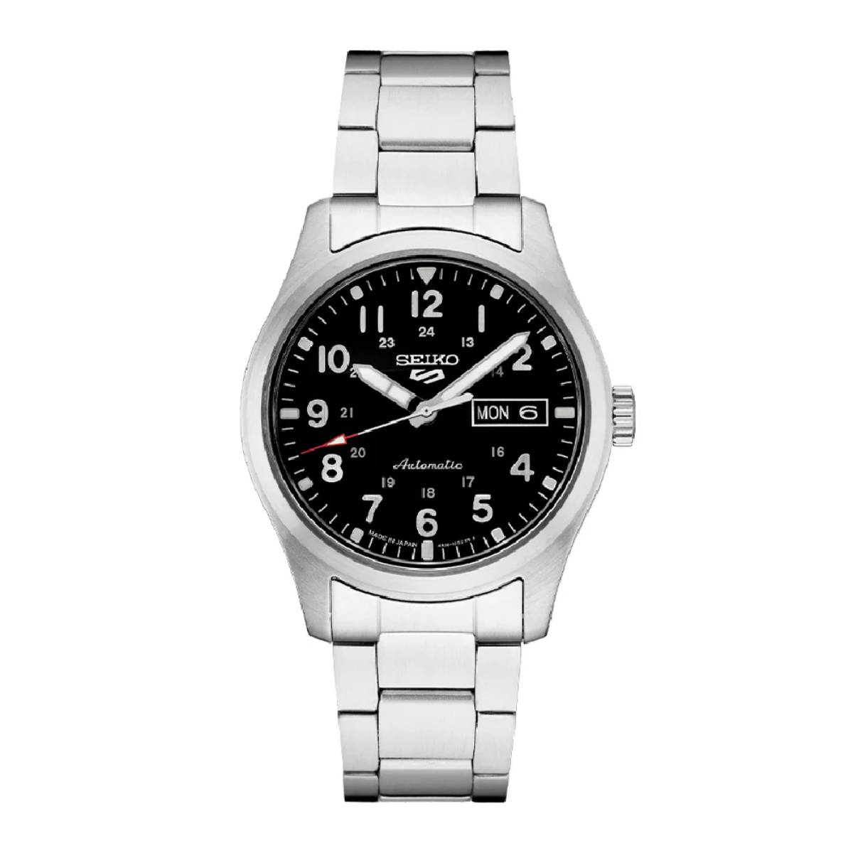 Seiko 5 Sports Men's 39.4mm Bracelet Watch - Black Dial