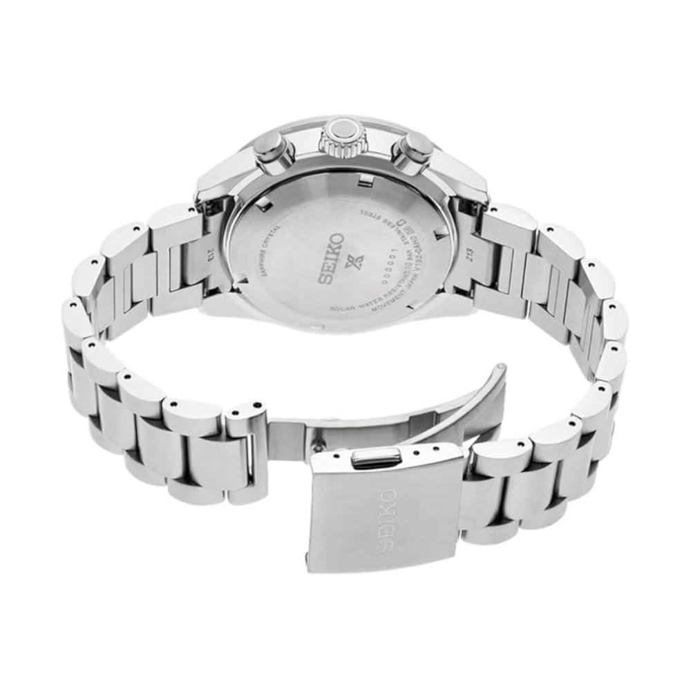 Seiko Prospex Speedtimer Men's 41.4mm Bracelet Watch - Orange Dial