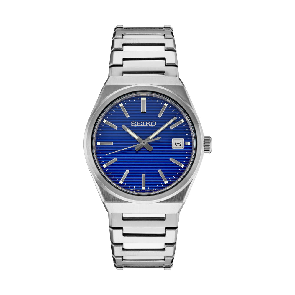 Seiko Essentials Men's 39mm Bracelet Watch - Blue Dial