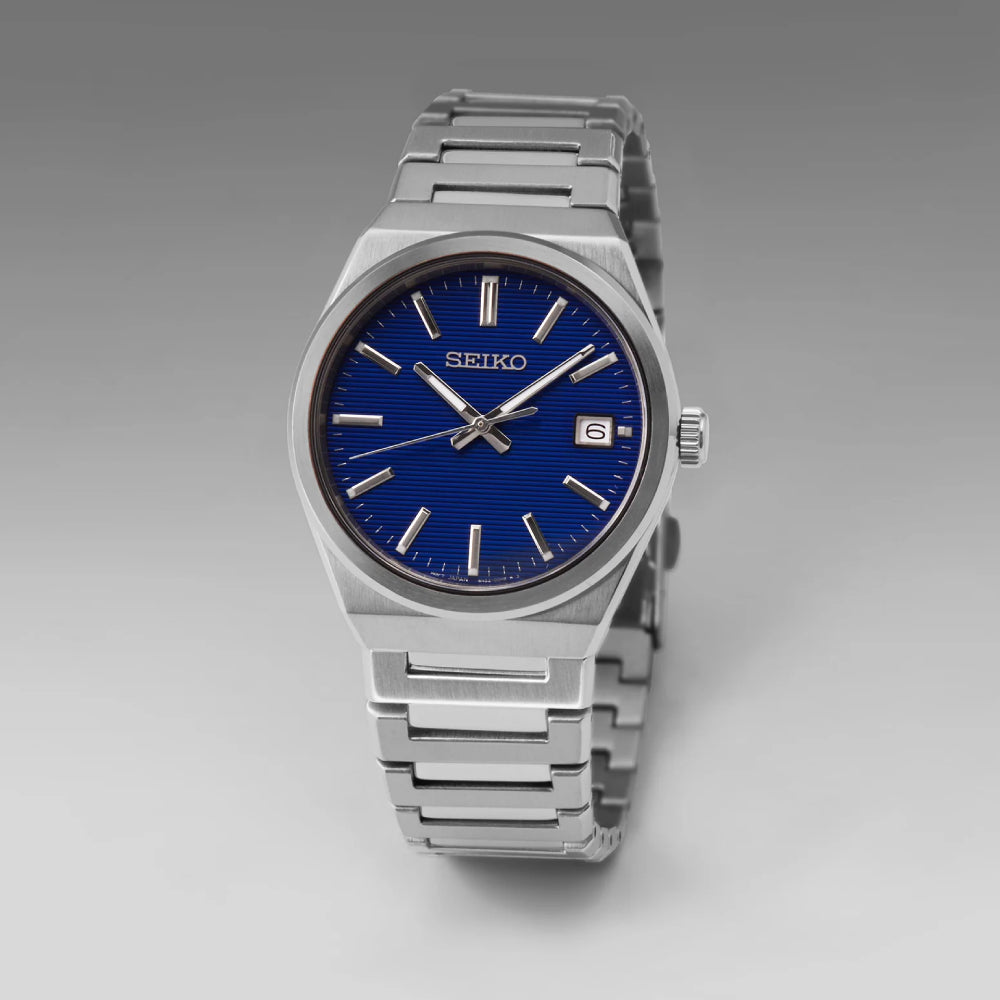 Seiko Essentials Men's 39mm Bracelet Watch - Blue Dial