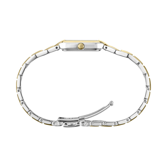 Seiko Essentials Women's 15.5mm Two-Tone Bracelet Watch - White Dial