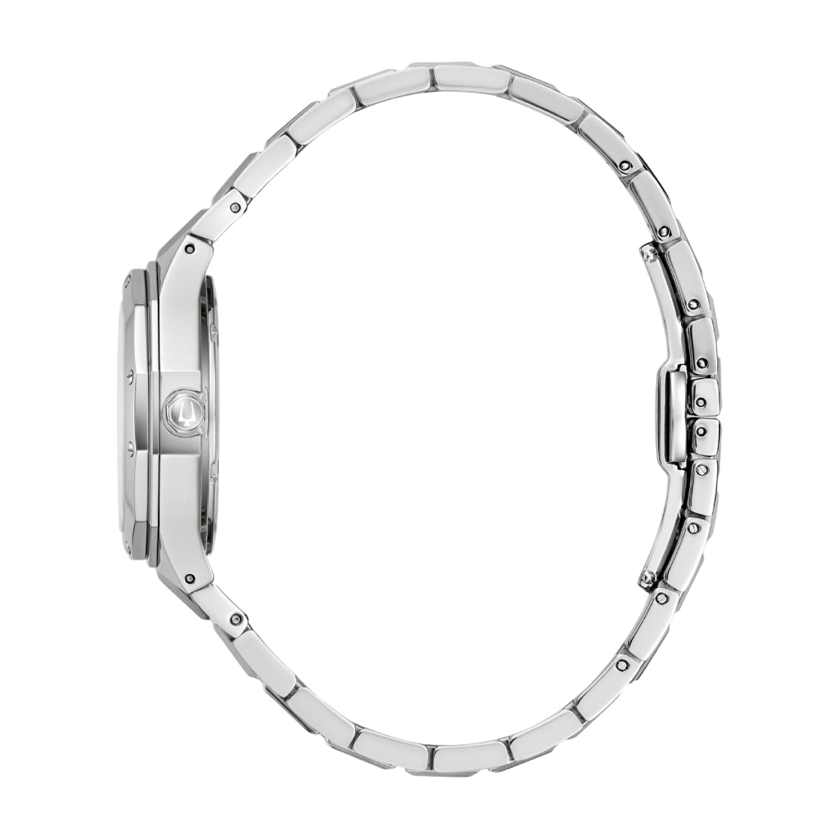 Bulova Prestige Classic Analog Women's 32mm Silver-Tone Bracelet Watch - Purple Dial