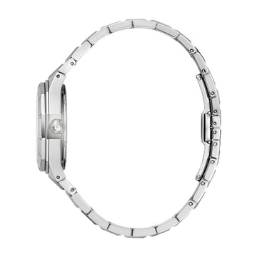 Bulova Prestige Classic Analog Women's 32mm Silver-Tone Bracelet Watch - Purple Dial