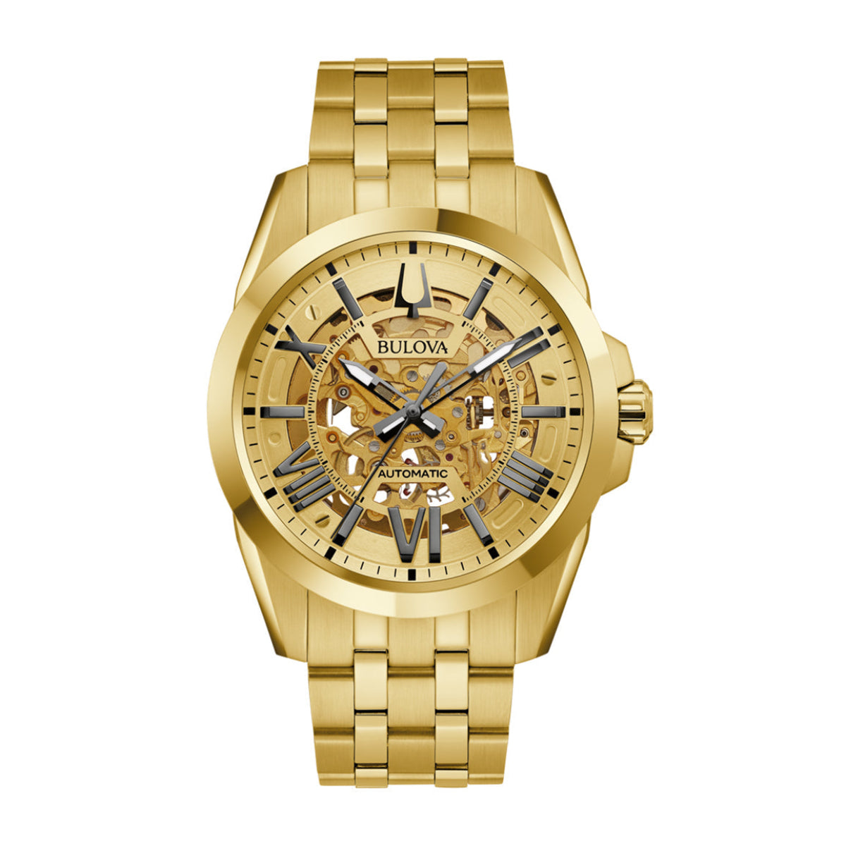Bulova Sutton Classic Men's Stainless Steel Bracelet Watch - Gold