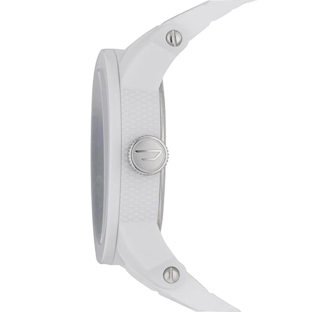 Diesel Franchise Silicone Strap Watch - White