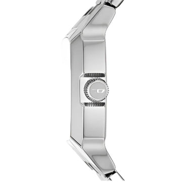 Diesel Cliffhanger Men's 36mm Silver Bracelet Watch - Green Dial