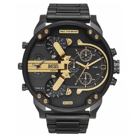 Diesel Mr. Daddy Men's 57mm Bracelet Watch - Gray Dial