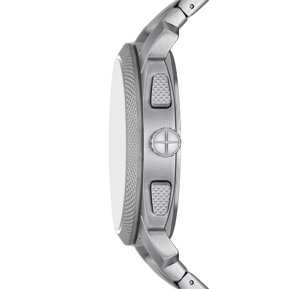 Fossil Men's 44mm Silver Bracelet Watch– Curacao