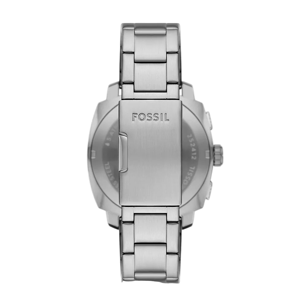 Fossil Men's 44mm Silver Bracelet Watch– Curacao