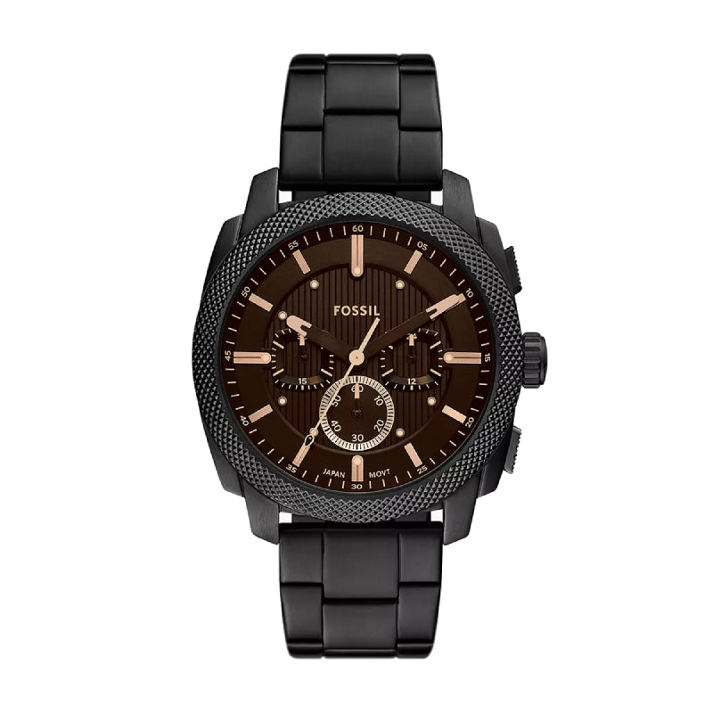 Fossil Machine Men's 44mm Bracelet Watch - Black