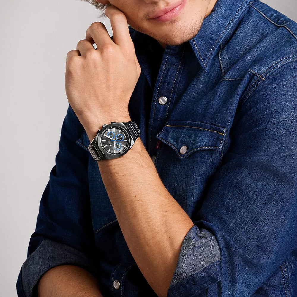 Fossil Everret Men's 44mm Bracelet Watch - Gray