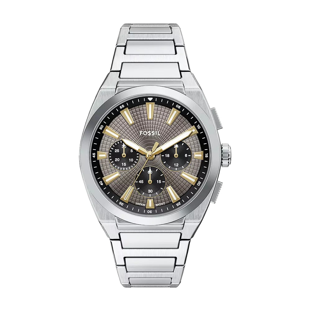 Fossil Everret Men's 44mm Bracelet Watch - Gray