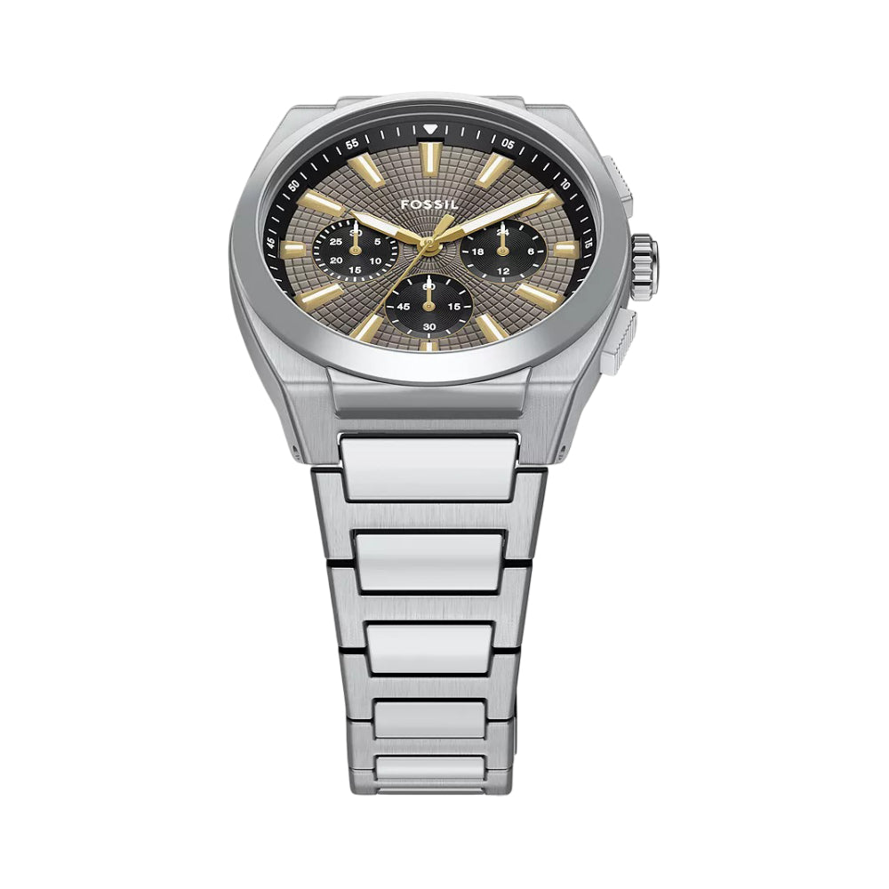 Fossil Everret Men's 44mm Bracelet Watch - Gray