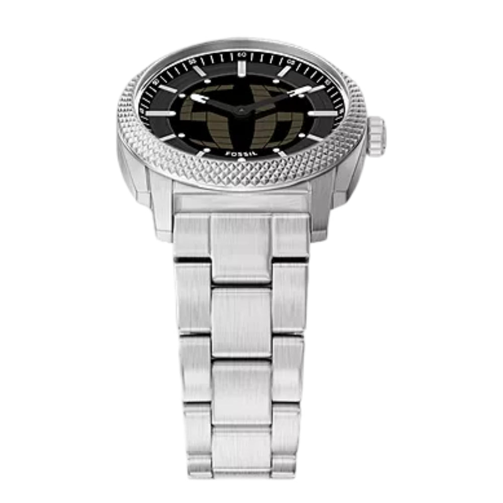 Fossil Machine Big Tic Men's 41mm Bracelet Watch - Black Dial
