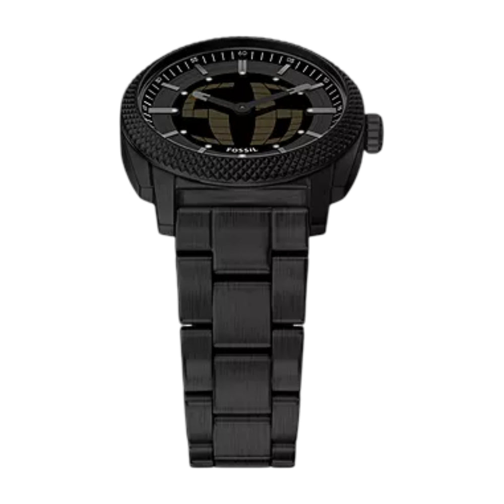 Fossil Machine Big Tic Men's 41mm Bracelet Watch - Black Dial