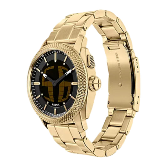 Fossil Machine Big Tic Men's 41mm Bracelet Watch - Black Dial