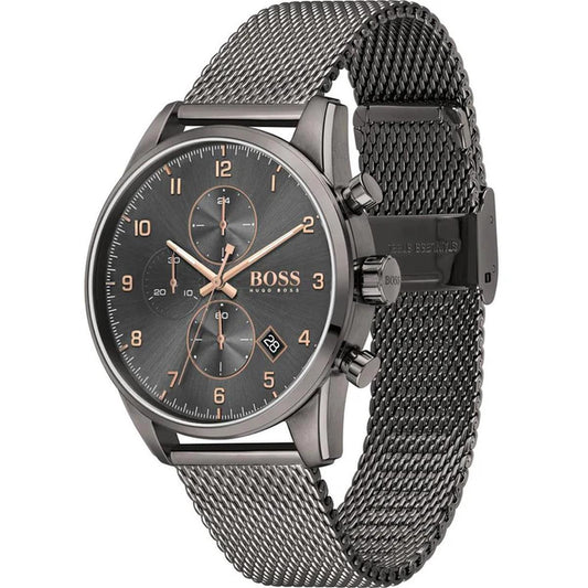 Hugo Boss Skymaster Men's 44mm Bracelet Watch - Gray