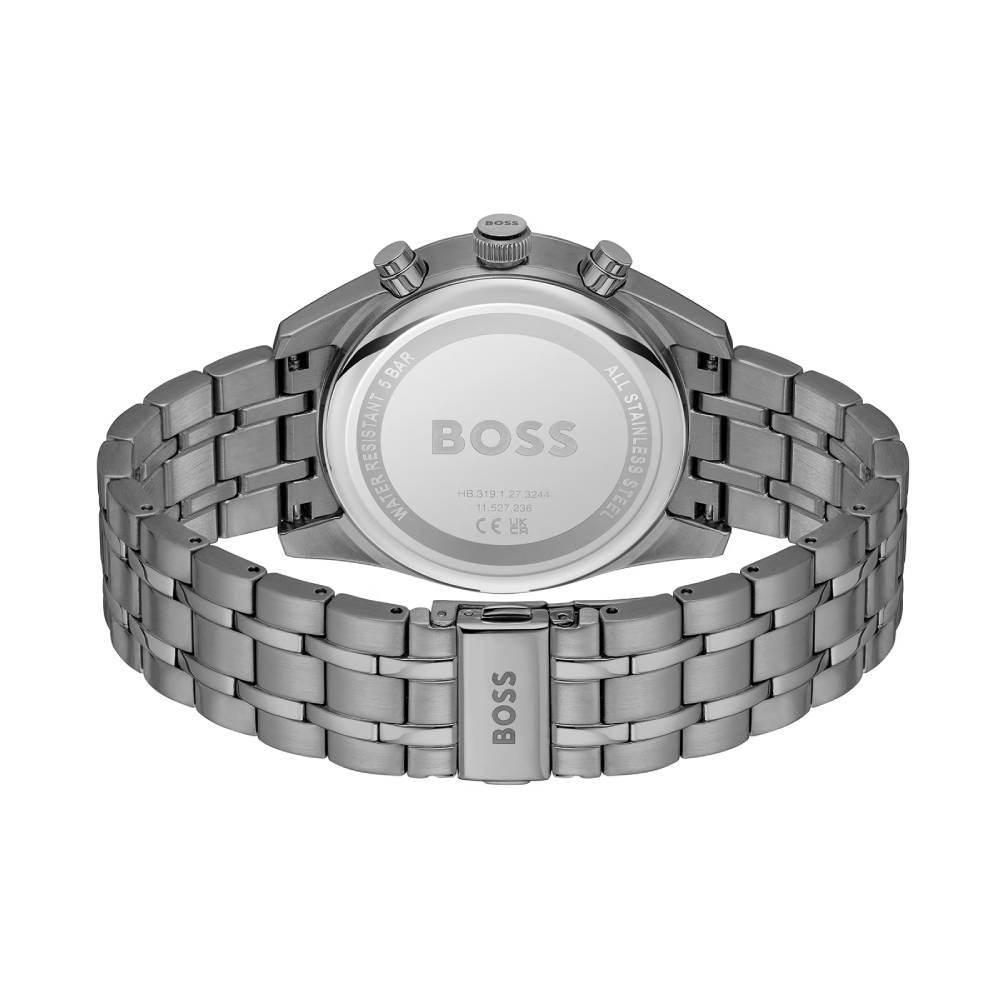 Hugo Boss Sky Traveller Men's 44mm Bracelet Watch - Gray
