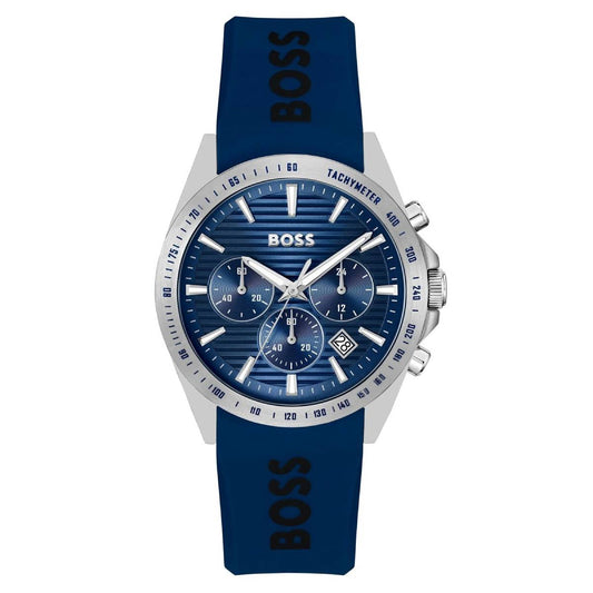 Hugo Boss Men's 41mm Chronograph Analog Strap Watch - Blue