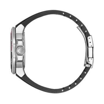 Reloj Citizen Eco-Drive para hombre, correa negra de 47 mm y esfera blanca