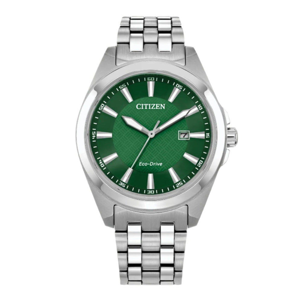 Citizen Peyten Men's 41mm Eco-Drive Stainless Steel Bracelet Watch - Green Dial
