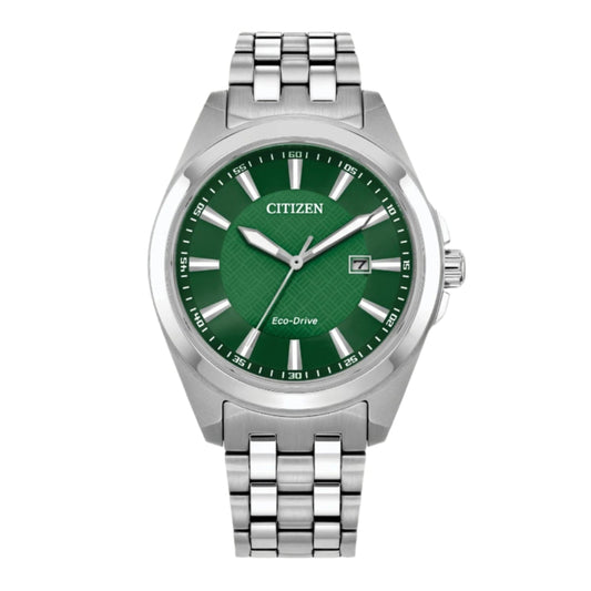 Citizen Peyten Men's 41mm Eco-Drive Stainless Steel Bracelet Watch - Green Dial