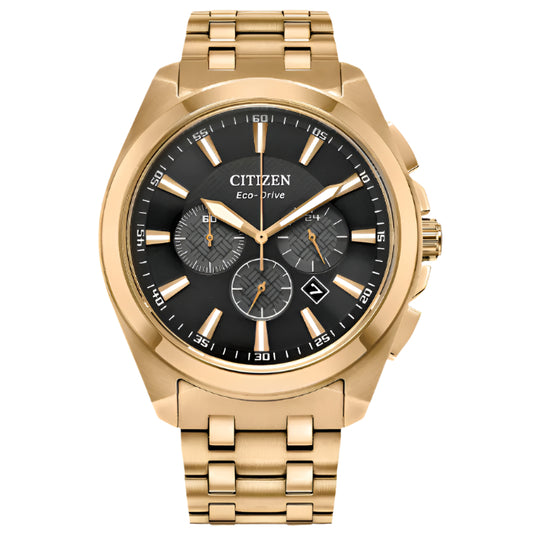 Citizen Peyten Men's 41mm Eco-Drive Stainless Steel Bracelet Watch - Black