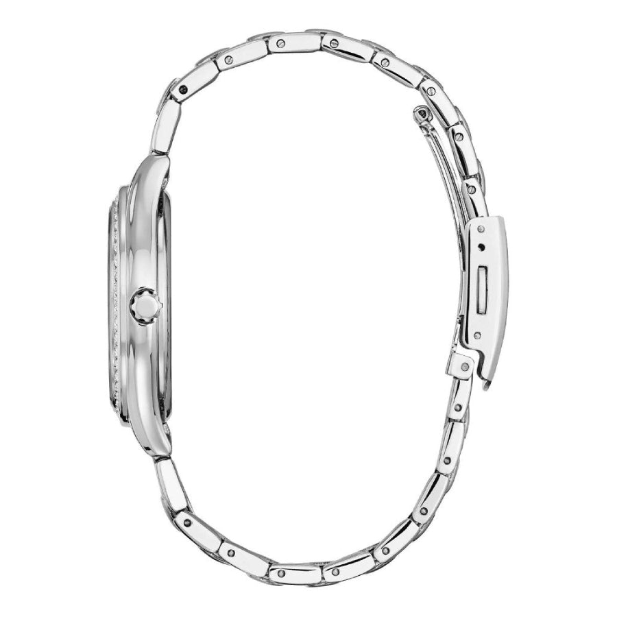 Citizen Women's 34mm Eco Drive Stainless Steel Bracelet Watch - Silver