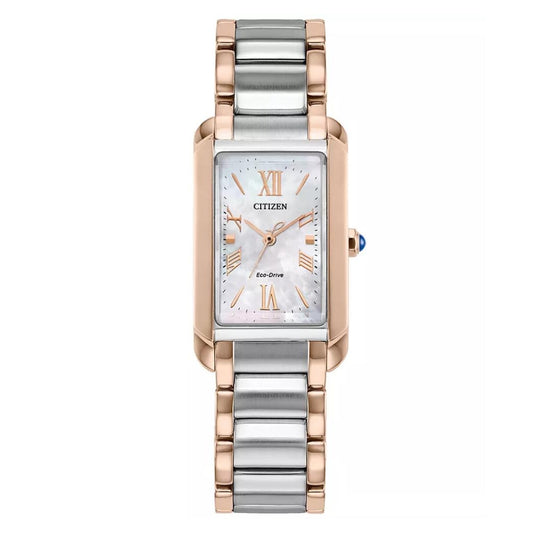 Citizen L Bianca Women's 32.4mm Two-Tone Bracelet Watch - White Dial