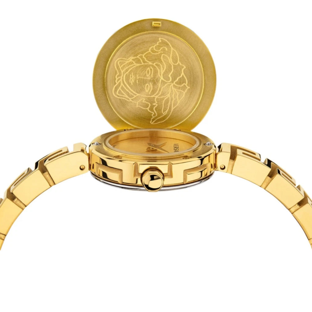 Versace Medusa Secret Women's 25mm Bracelet Watch - Gold