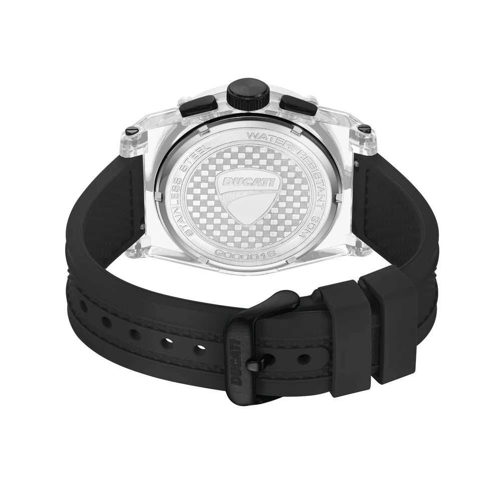 Ducati Supermotos Men's 44mm Strap Watch - Black