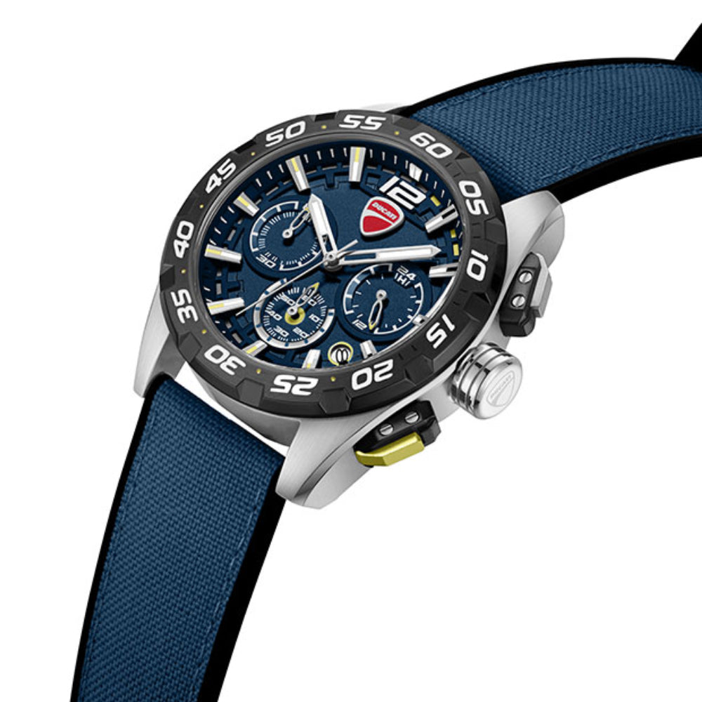 Ducati Corse DT012 Men's 42mm Strap Watch - Blue