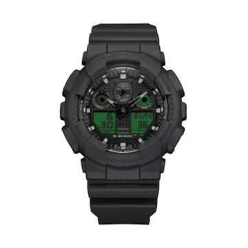 Casio G-Shock GA-100 Series Men's 55mm Analog Digital Strap Watch - Black