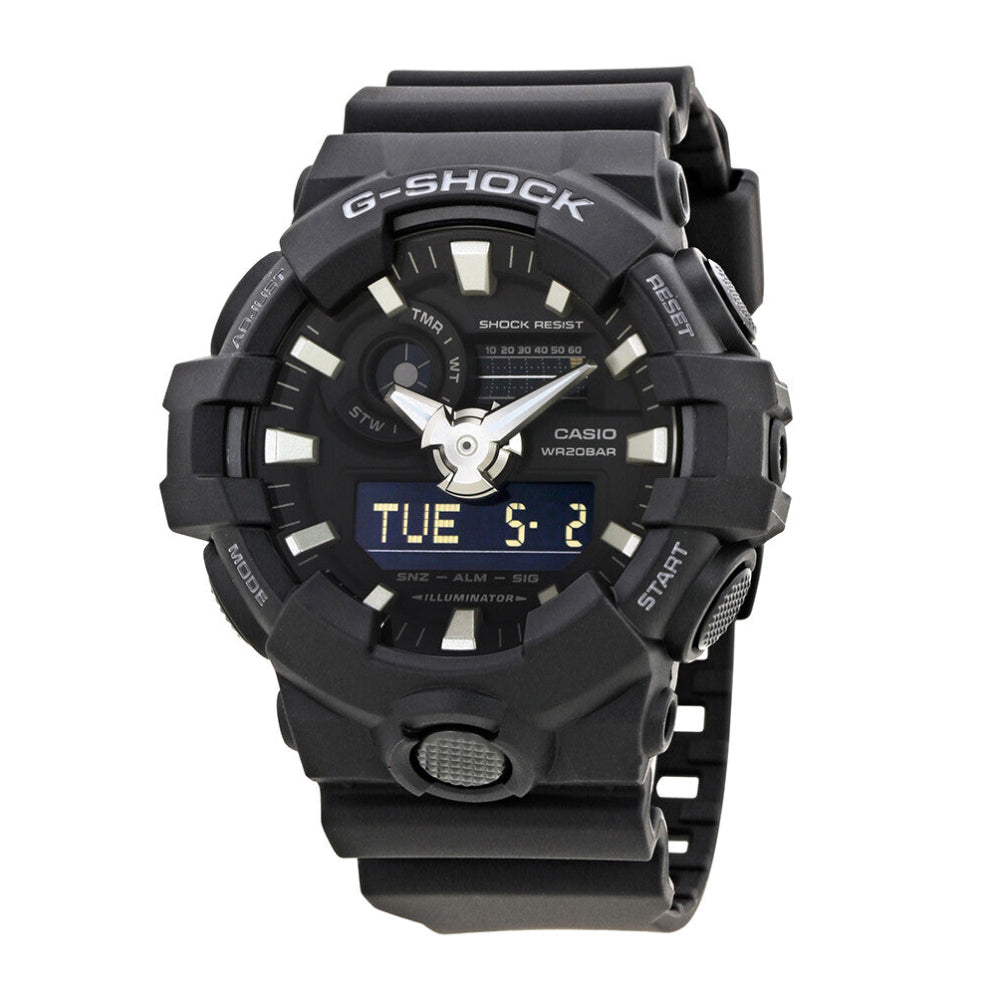 Casio G-Shock Men's 53mm Analog Digital Strap Watch - Black Dial