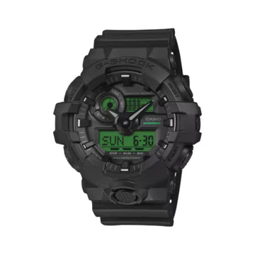 Casio G-Shock GA-700 Series Men's 59mm Analog Digital Strap Watch - Black